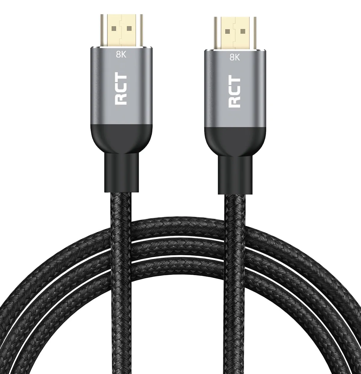 RCT Ultra High Speed HDMI 2.1 Cable (3m) – 8K@60Hz & 4K@120Hz 48Gbps; HDMI Type A Male-to-Male Cord with Ethernet for PS5; Xbox