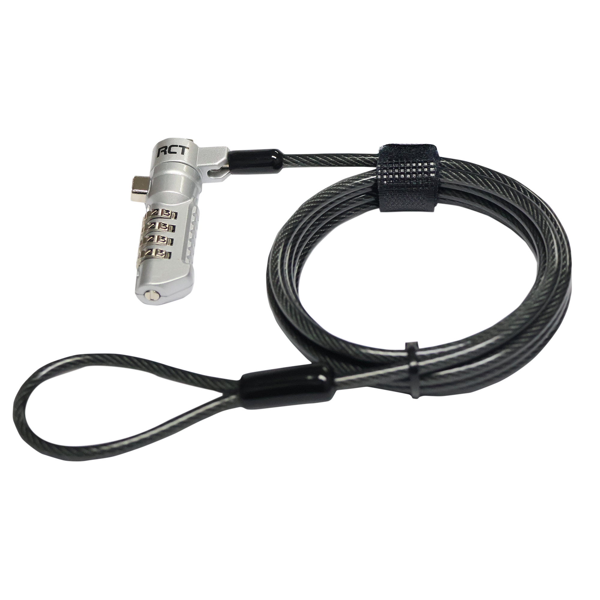 RCT 4 Digit Notebook Security Lock; T-Bar Compatible; 1.8M